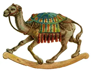 Rocking: Victorian Scrap - Rocking Camel