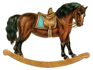 Scrap: Victorian scrap - Rocking horse