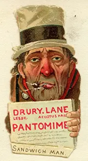 Panto: Victorian Scrap - Sandwich Board Man