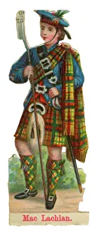 Scraps: Victorian Scrap - Scottish Clan MacLachlan