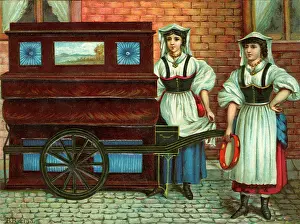 Cobblestones: Victorian Scrap - street barrel organ