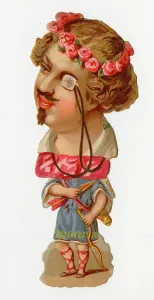 Scrap: Victorian scrap - Theatre character