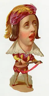 Scrap: Victorian scrap - Theatre character