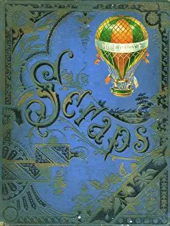 Ballooning: Victorian Scrapbook Cover - Ballooning