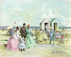 Strickland: Victorian seaside scene