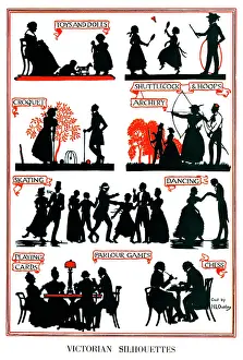 Shuttlecock: Victorian Silhouettes by H. L. Oakley