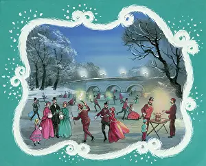 Serpentine: Victorian Skaters on the Serpentine