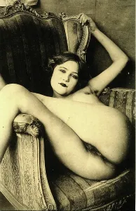 Erotic: Victorian woman in erotic pose