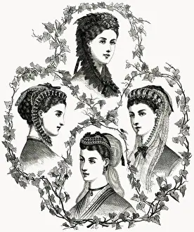 Plaits: Victorian women 1869