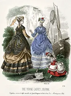 1869: Victorian women and child 1869