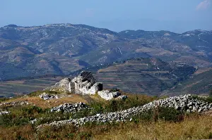Albanian: Victorinus wall. Late IV century A.C. Byllis Ruins. Republi