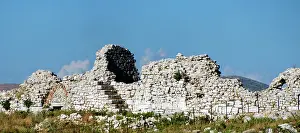 Albanian: Victorinus wall. Late IV century A.C. Byllis Ruins. Republi