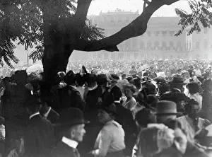 Austrians: Victory celebration in Schoenbrunn, 1915