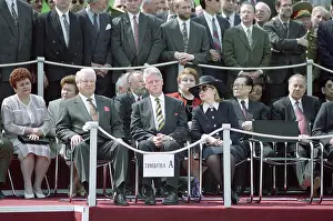 Hillary: Victory Day celebration, 1995