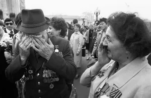 Khristophorov: Victory Day celebration in Moscow, 1985