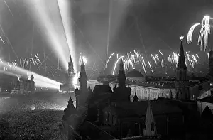 Searchlights: Victory Day in Moscow