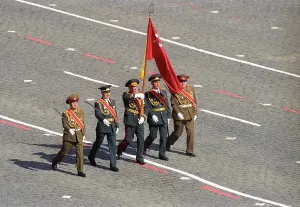 Moscows: Victory Day Parade in Moscow's Red Square, 1990