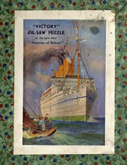 Jigsaws: Victory jigsaw puzzle, Empress of Britain