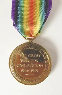 Recipients: Victory Medal, UK (Reverse)
