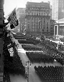 25000: Victory Parade in honor of returned fighters passing