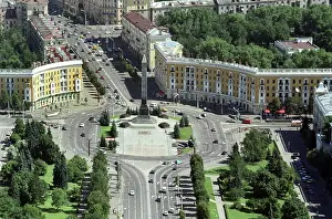 Tolochko: Victory Square in Minsk, Belarus, 2001