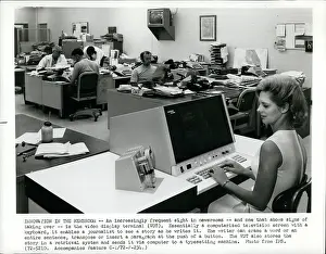 Essentially: Video display terminal, an early form of word processor