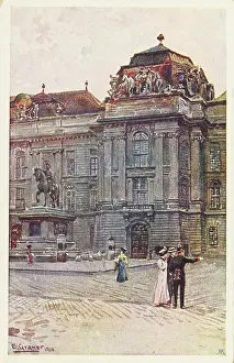 Josefsplatz: Vienna 1. Vienna. - Josefsplatz with