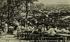 Photomontages: Vienna 19 Neustift am Walde. Coffee and restaurant