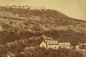 Kahlenberg: Vienna 19. View of the Kahlenberg with the hotel