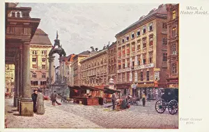 Markt: Vienna 1st district. 'Hoher Markt'