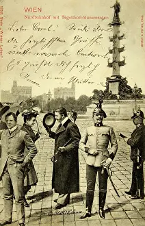 Vienna 2: Nordbahnhof with Tegetthoff monument