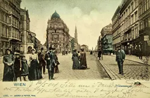 Leopoldstadt: Vienna 2: Praterstrasse - 1904 - Colored