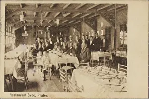 Heliotype: Vienna 2nd district. Prater. 'Restaurant