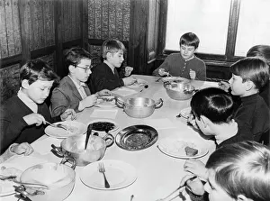Choirboys: Vienna Boys Choir in dining room