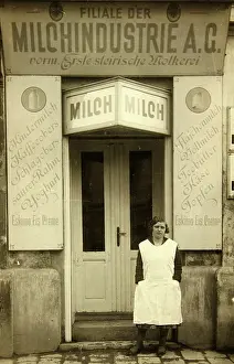Signboard: Vienna: branch of the dairy industry A.G
