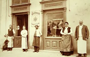 Butchery: Vienna: Butchery owned by Heinrich Schuster