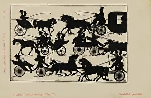 Serie: Vienna carriages. Vienna scenes from