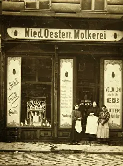 Signboard: Vienna - Lower Austrian Dairy Milk Drinking
