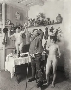 Nackedeien: Vienna Nackedeien (Viennese nude study) of the Austrian?