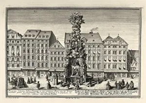 Keyserl: Vienna: Plague column at Graben