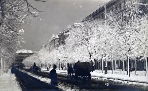 Chrome: Vienna Ring road in winter 1910