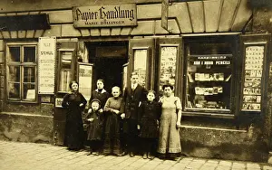 Signboard: Vienna: Store for stationeries and school