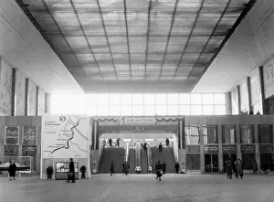 Escalators: Vienna Sudbahnhof 1962