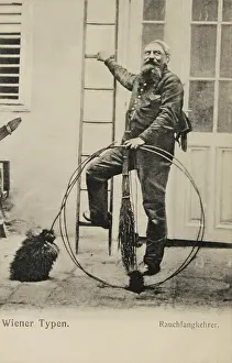 Triebel: Vienna types. Chimney sweep. 1902