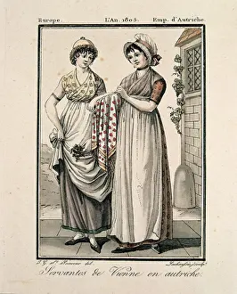 Vienne: Two Viennese Parlour maids