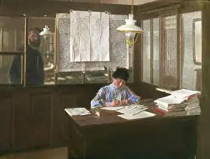 Businesswoman: A Viennese post office clerk