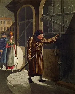 Opitz: Viennese types: The night watchman