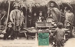 Tonkin: Vietnam - Beggars at Hanoi