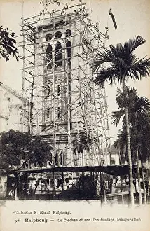 Clocktower: Vietnam - Haiphong - Cathedral Clocktower inaugurated