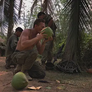 Binh: Vietnam War. US Army Sergeant, takes a ?